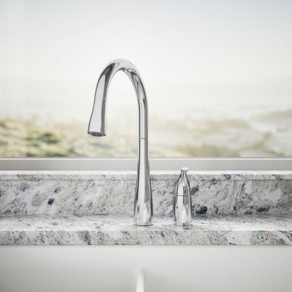 KOHLER K-647 Simplice Pull-down kitchen sink faucet with three-function sprayhead