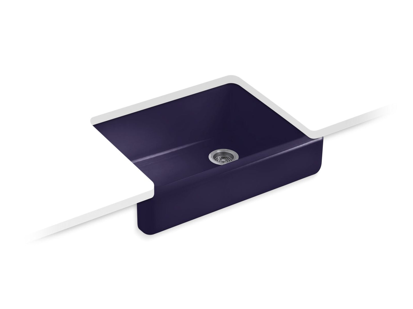 KOHLER K-6486 Whitehaven 29-1/2" undermount single-bowl farmhouse kitchen sink