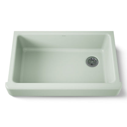 KOHLER K-6488 Whitehaven 35-1/2" undermount single-bowl farmhouse kitchen sink