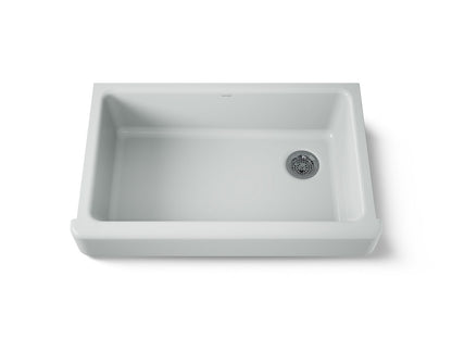KOHLER K-6488 Whitehaven 35-1/2" undermount single-bowl farmhouse kitchen sink