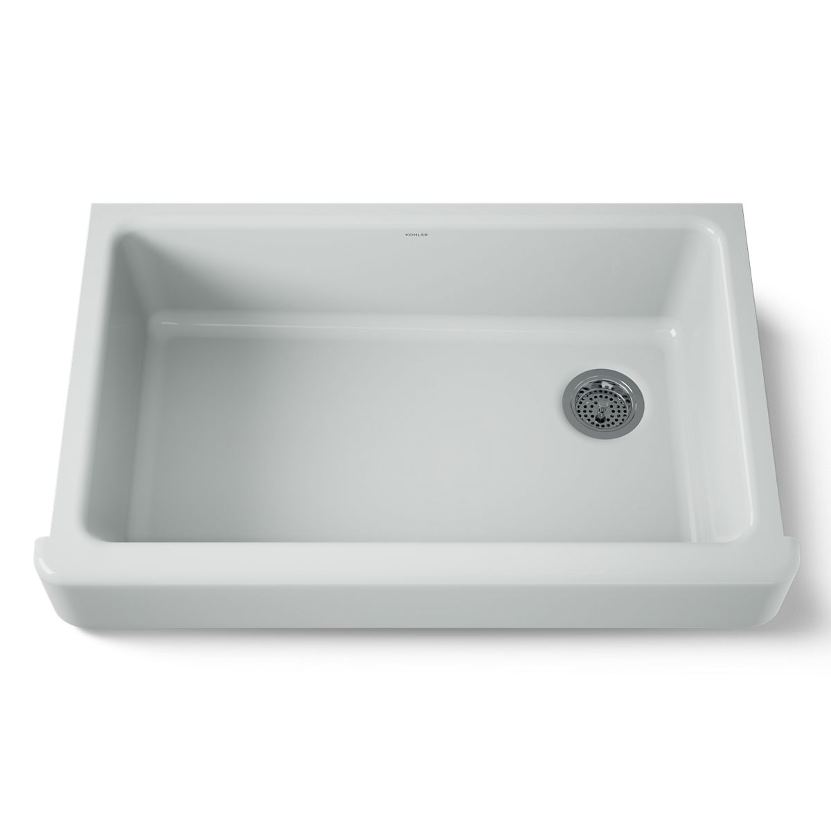 KOHLER K-6488 Whitehaven 35-1/2" undermount single-bowl farmhouse kitchen sink