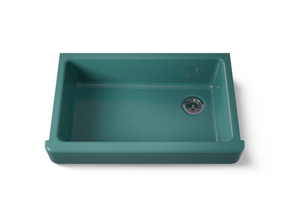KOHLER K-6488 Whitehaven 35-1/2" undermount single-bowl farmhouse kitchen sink
