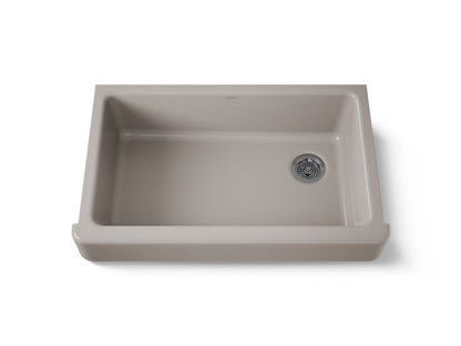KOHLER K-6488 Whitehaven 35-1/2" undermount single-bowl farmhouse kitchen sink