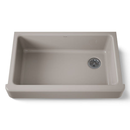 KOHLER K-6488 Whitehaven 35-1/2" undermount single-bowl farmhouse kitchen sink
