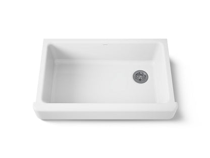 KOHLER K-6488 Whitehaven 35-1/2" undermount single-bowl farmhouse kitchen sink