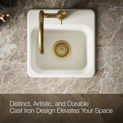 KOHLER Northland™ 15" top-mount single-bowl bar sink