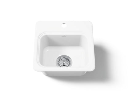 KOHLER Northland™ 15" top-mount single-bowl bar sink