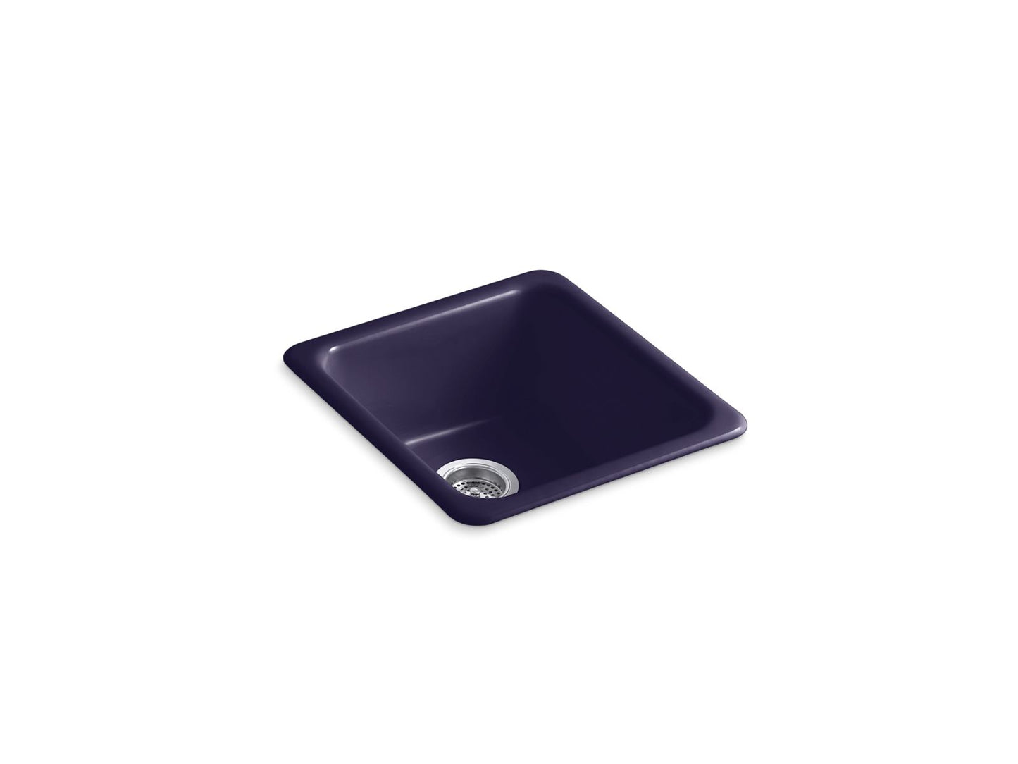 KOHLER K-6584 Iron/Tones 17" top-/undermount single-bowl bar sink