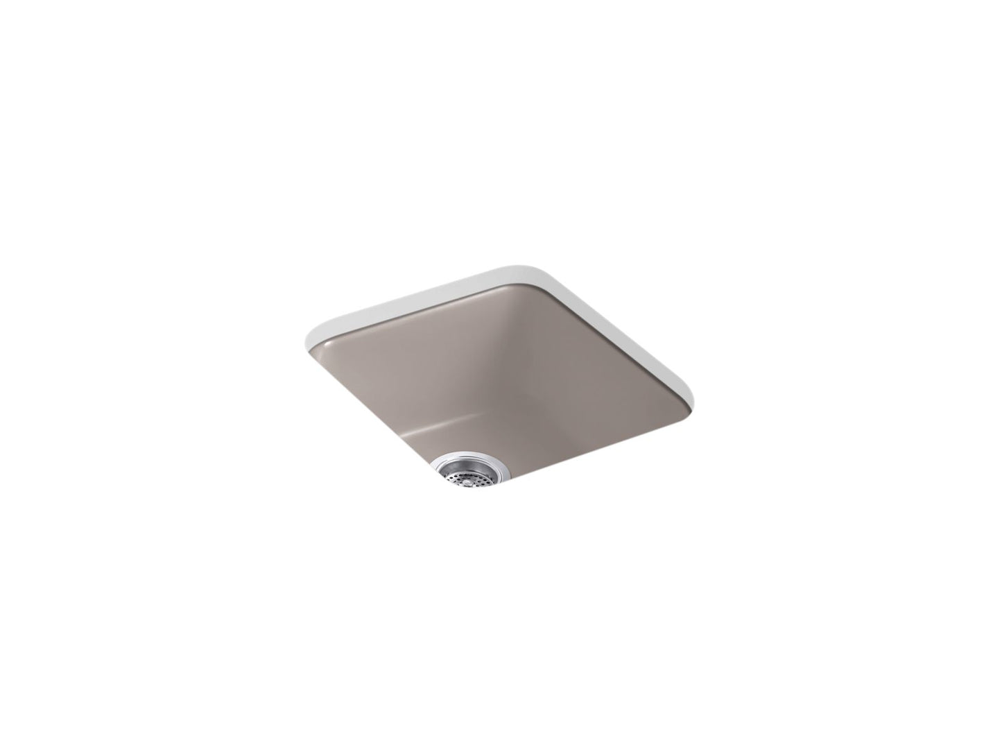 KOHLER K-6584 Iron/Tones 17" top-/undermount single-bowl bar sink
