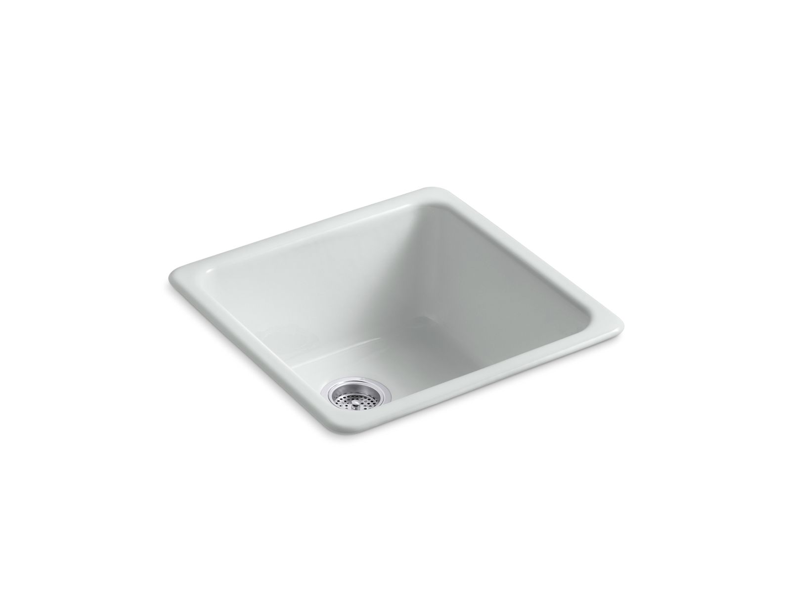 KOHLER Iron/Tones 21" top-/undermount single-bowl bar sink
