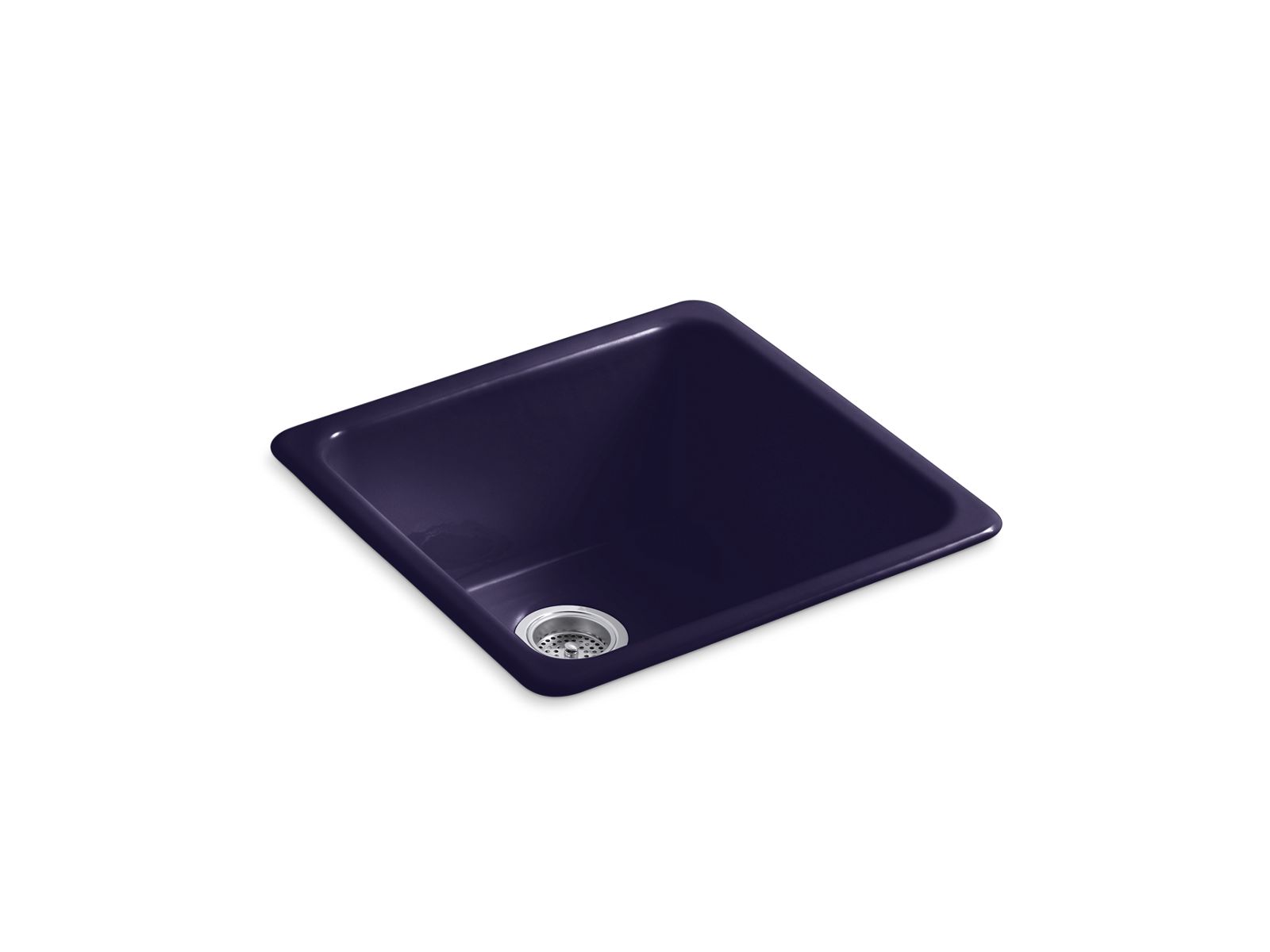 KOHLER Iron/Tones 21" top-/undermount single-bowl bar sink