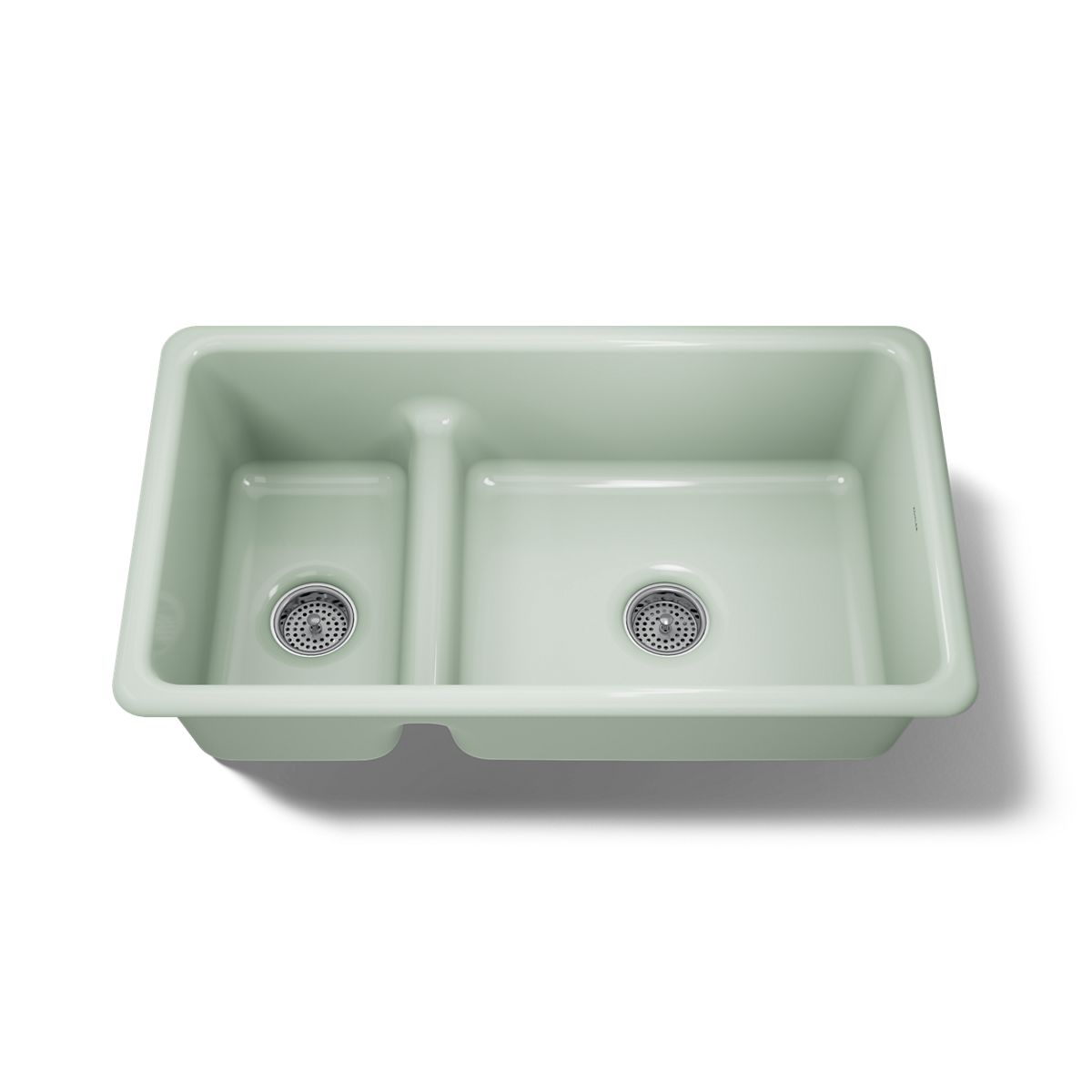 KOHLER K-6625 Iron/Tones Smart Divide 33" top-/undermount double-bowl kitchen sink