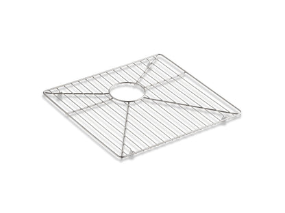KOHLER K-6646 Vault Strive Stainless steel sink rack for left bowl, 16-15/16" x 15-15/16"