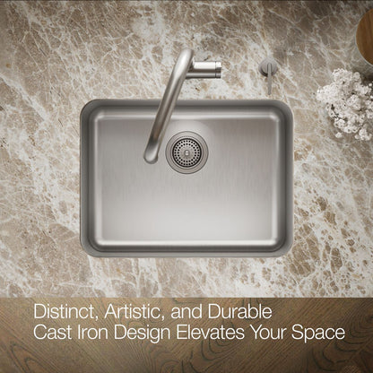 KOHLER K-6661 Undertone 23" undermount single-bowl utility sink