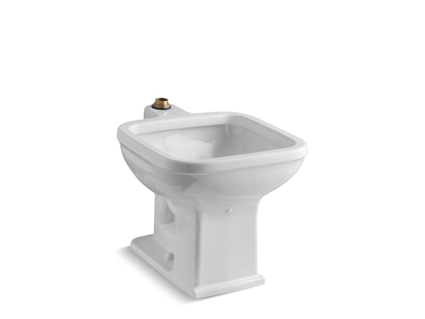 KOHLER K-6676 Tyrrell 21" x 27-1/8" floor-mount siphon-jet flushing rim service sink