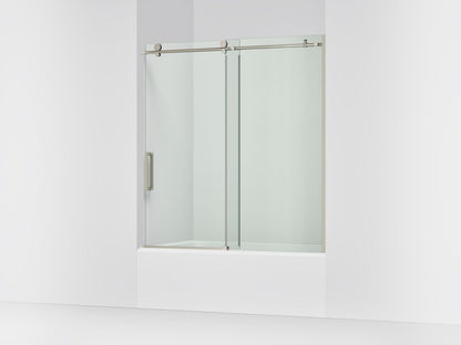 KOHLER K-701694-L Composed 62" H sliding bath door with 3/8"-thick glass