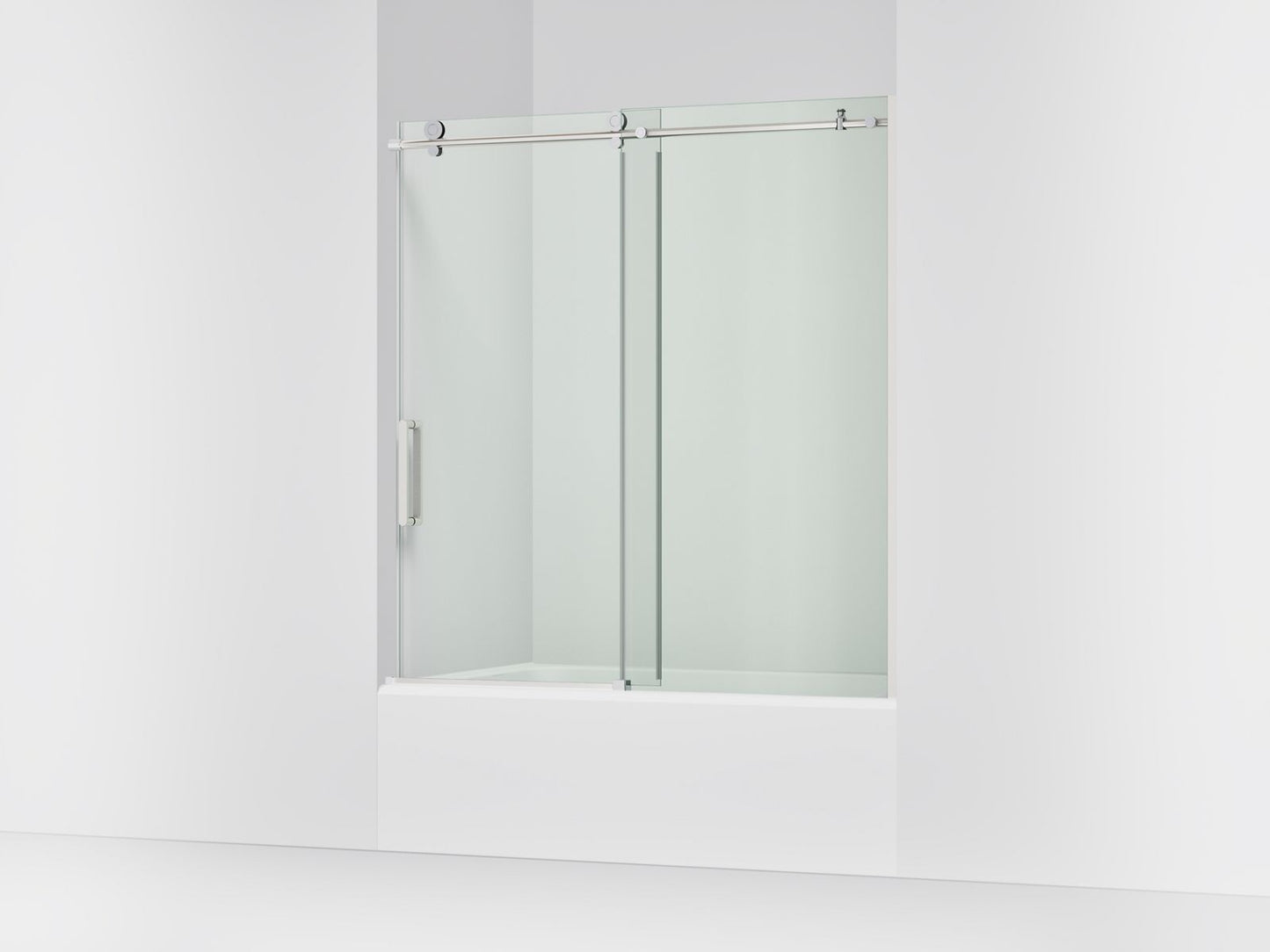 KOHLER K-701694-L Composed 62" H sliding bath door with 3/8"-thick glass