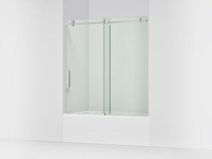 KOHLER K-701694-L Composed 62" H sliding bath door with 3/8"-thick glass