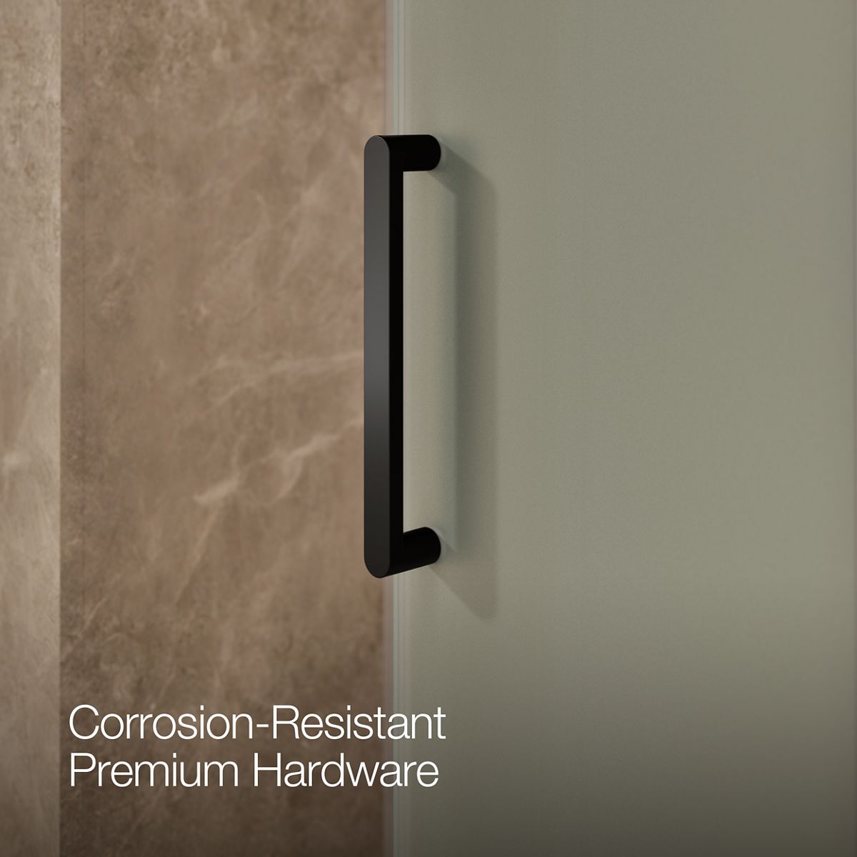 KOHLER K-701695-G81 Composed 78" H sliding shower door with 3/8"-thick glass