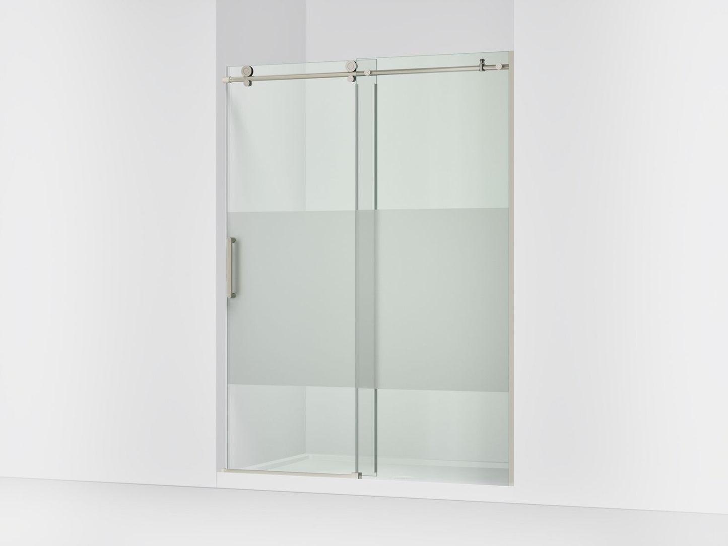 KOHLER K-701696-G81 Composed 78" sliding shower door with 3/8"-thick glass