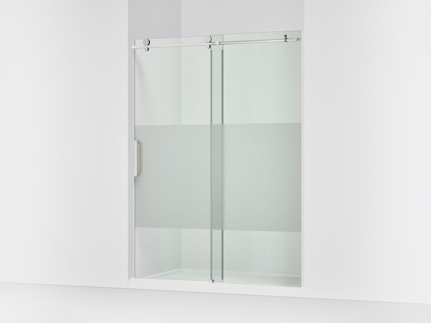 KOHLER K-701696-G81 Composed 78" sliding shower door with 3/8"-thick glass