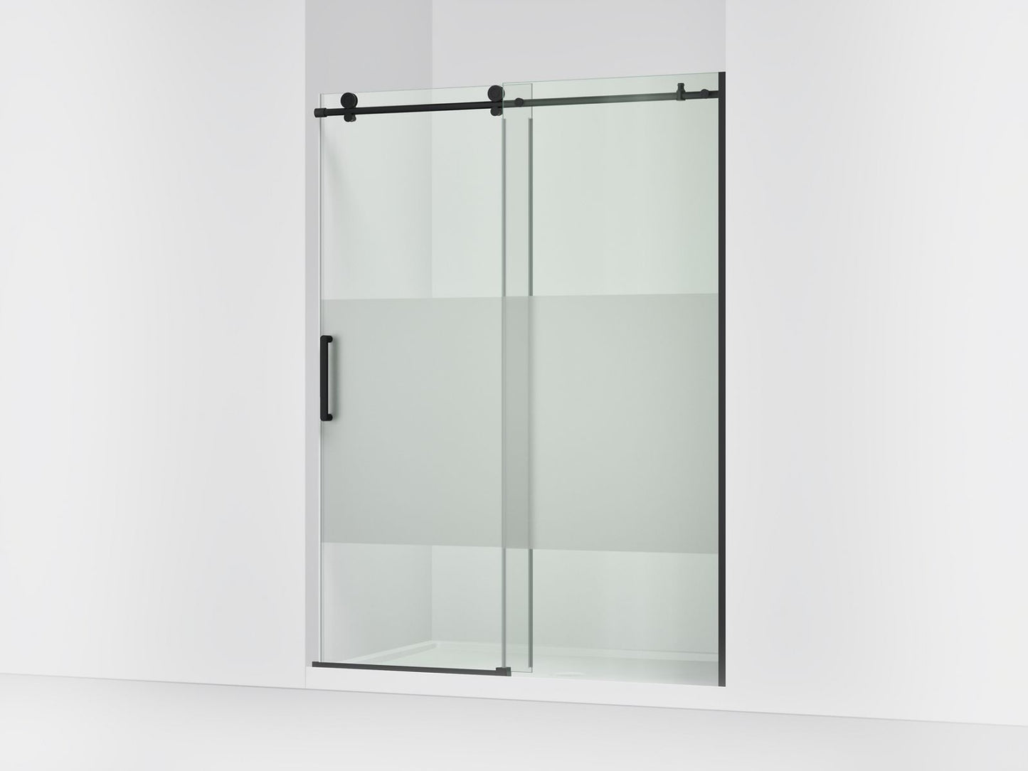 KOHLER K-701696-G81 Composed 78" sliding shower door with 3/8"-thick glass