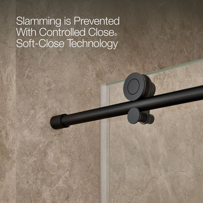 KOHLER K-701696-G81 Composed 78" sliding shower door with 3/8"-thick glass