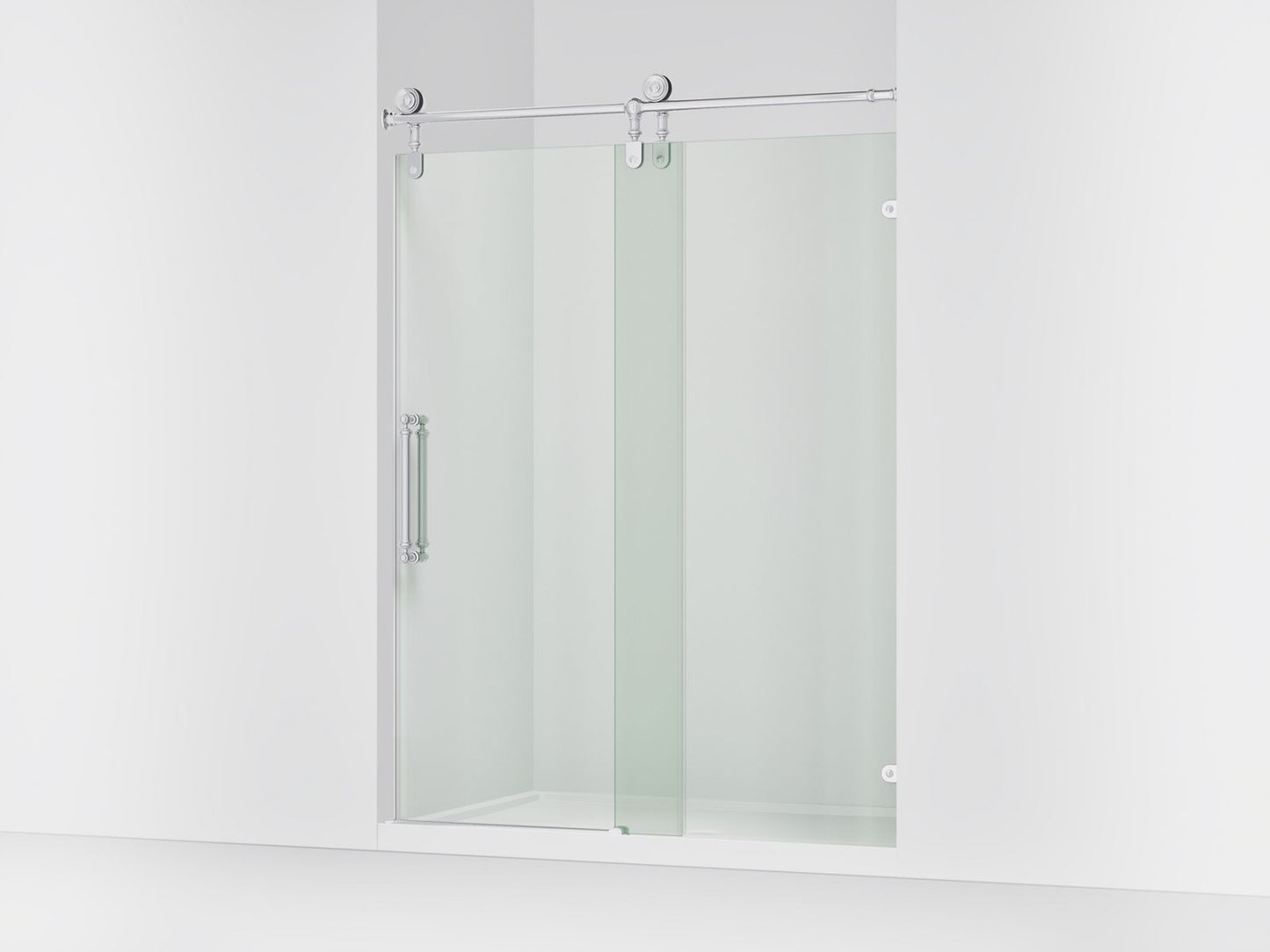 KOHLER K-701725-10L Artifacts 80-7/8" H sliding shower door with 3/8"-thick glass