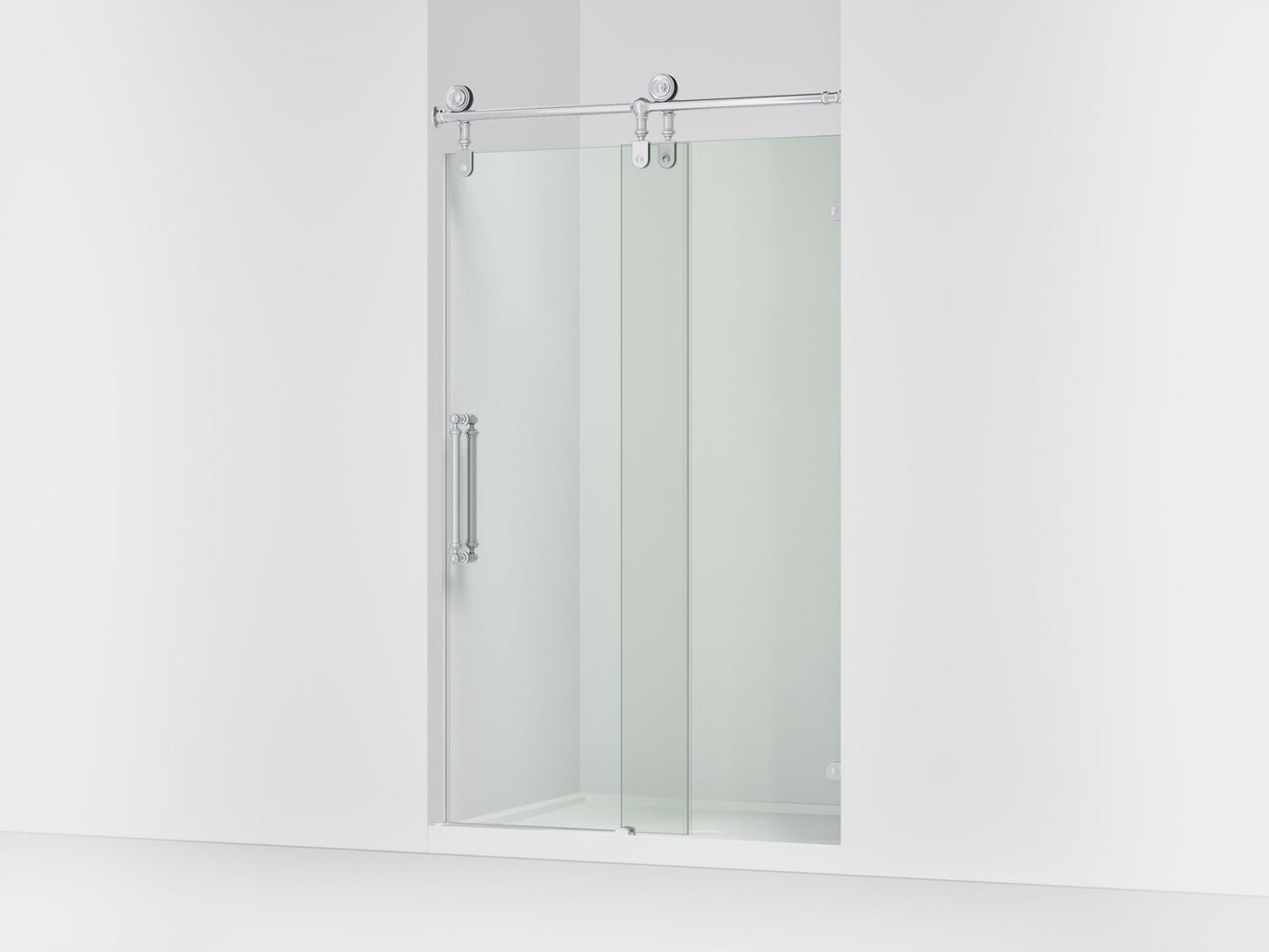 KOHLER K-701727-10L Artifacts 80-7/8" H sliding shower door with 3/8"-thick glass
