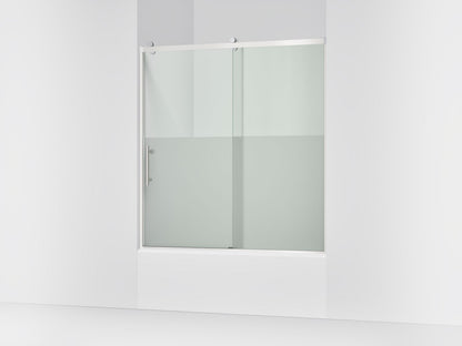 KOHLER K-702253-10G81 Rely 62-1/2" H sliding bath door with 3/8"-thick glass