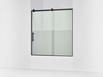 KOHLER K-702253-10G81 Rely 62-1/2" H sliding bath door with 3/8"-thick glass