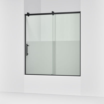 KOHLER K-702253-10G81 Rely 62-1/2" H sliding bath door with 3/8"-thick glass