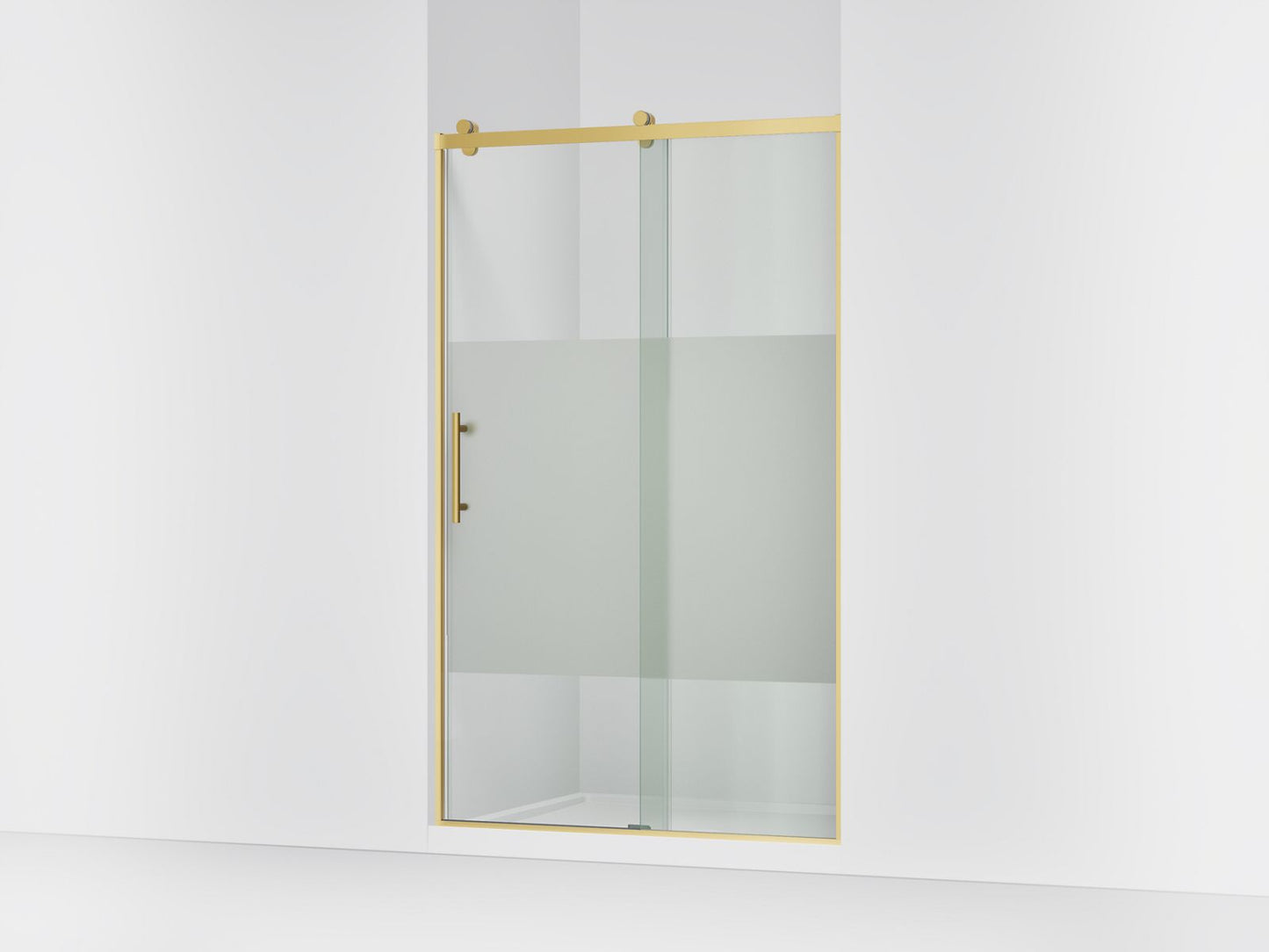 KOHLER K-702254-10G81 Rely 77" H sliding shower door with 3/8"-thick glass