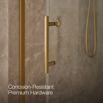 KOHLER K-702254-10L Rely 77" H sliding shower door with 3/8"-thick glass