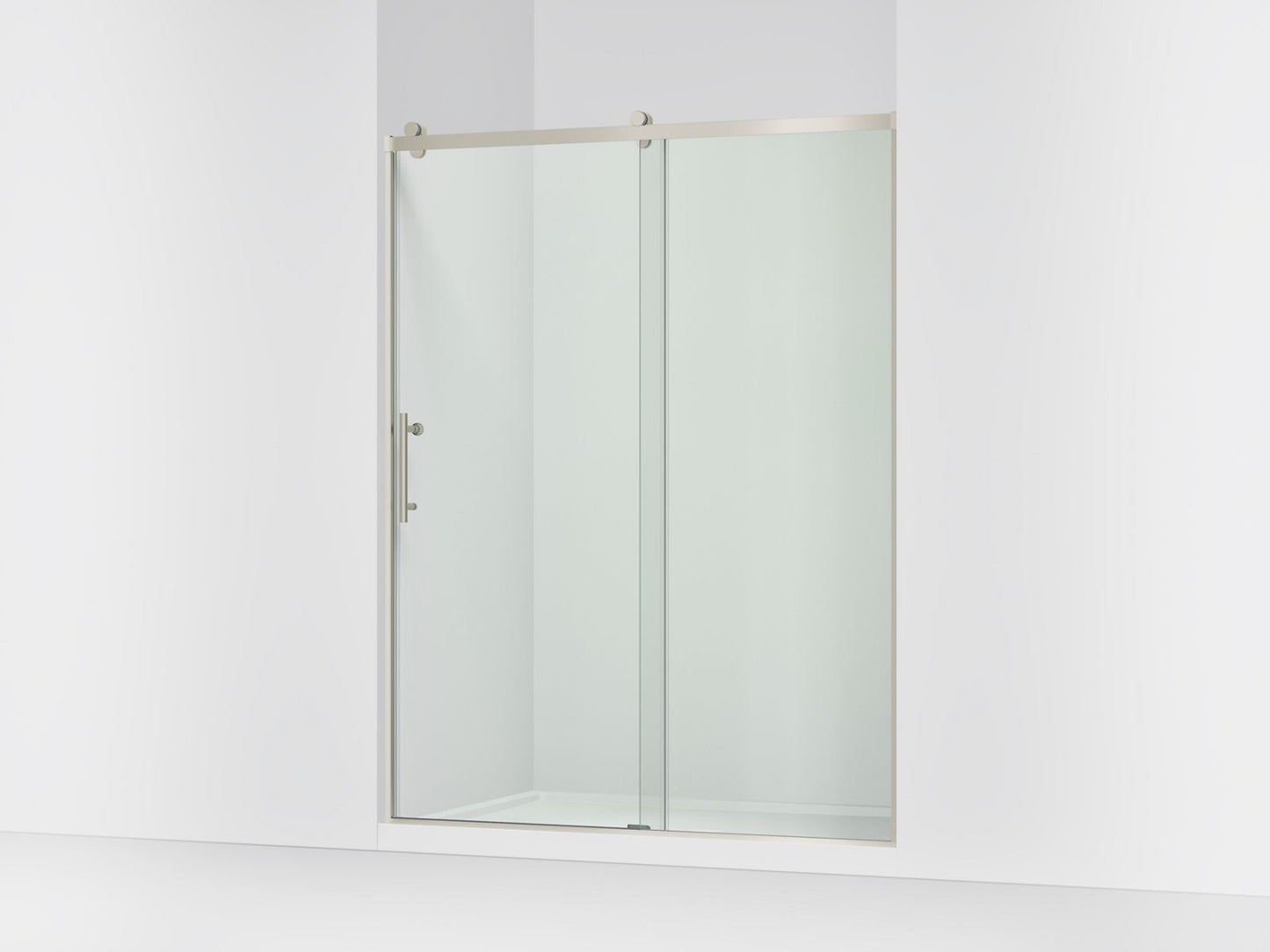 KOHLER K-702256-10L Rely 77" H sliding shower door with 3/8"-thick glass