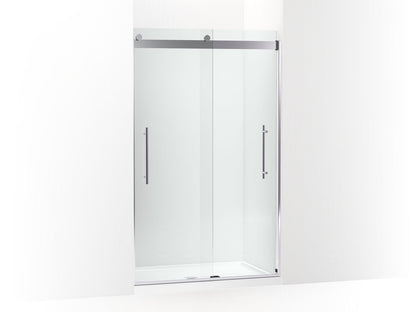 KOHLER K-702421-L Levity Plus Frameless sliding shower door, 77-9/16" H x 44-5/8 - 47-5/8" W, with 5/16"-thick Crystal Clear glass