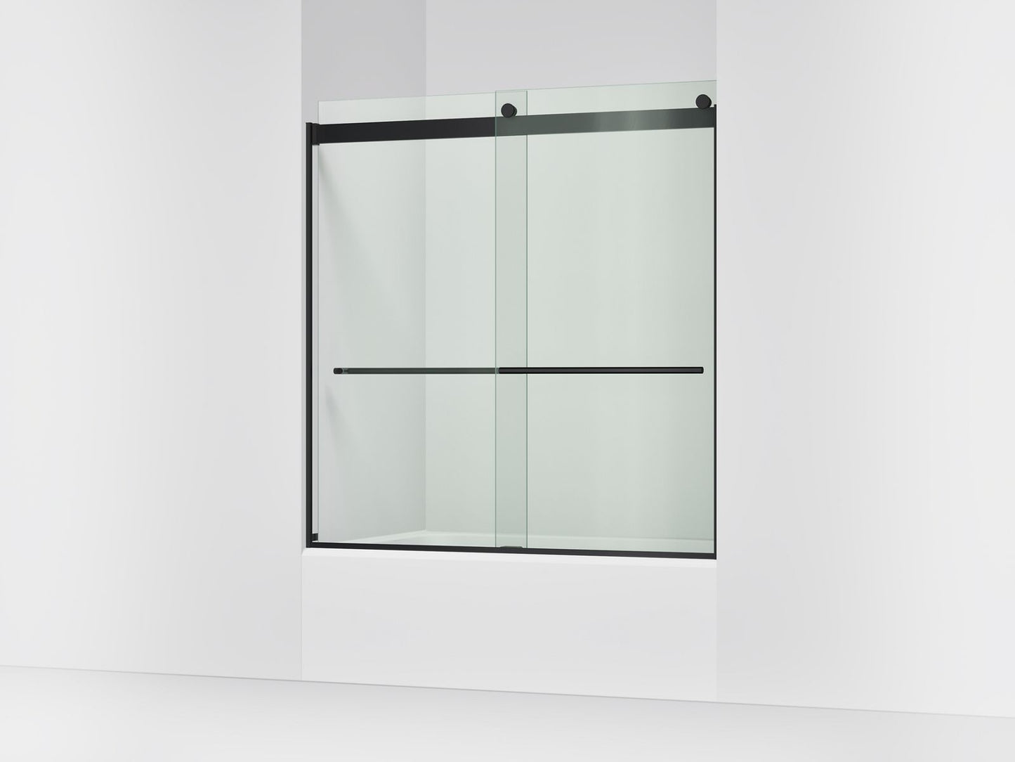 KOHLER K-702426-L Levity Plus 61-9/16" H sliding bath door with 3/8"-thick glass