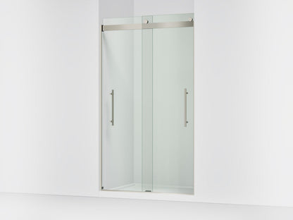 KOHLER K-702427-L Levity Plus Frameless sliding shower door, 81-5/8" H x 44-5/8 - 47-5/8" W, with 3/8"-thick Crystal Clear glass