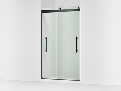KOHLER K-702427-L Levity Plus Frameless sliding shower door, 81-5/8" H x 44-5/8 - 47-5/8" W, with 3/8"-thick Crystal Clear glass