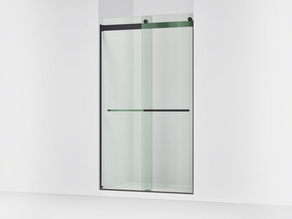 KOHLER K-702428-L Levity Plus Frameless sliding shower door, 81-5/8" H x 44-5/8 - 47-5/8" W, with 3/8"-thick Crystal Clear glass