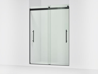 KOHLER K-702429-L Levity Plus Frameless sliding shower door, 81-5/8" H x 56-5/8 - 59-5/8" W, with 3/8"-thick Crystal Clear glass