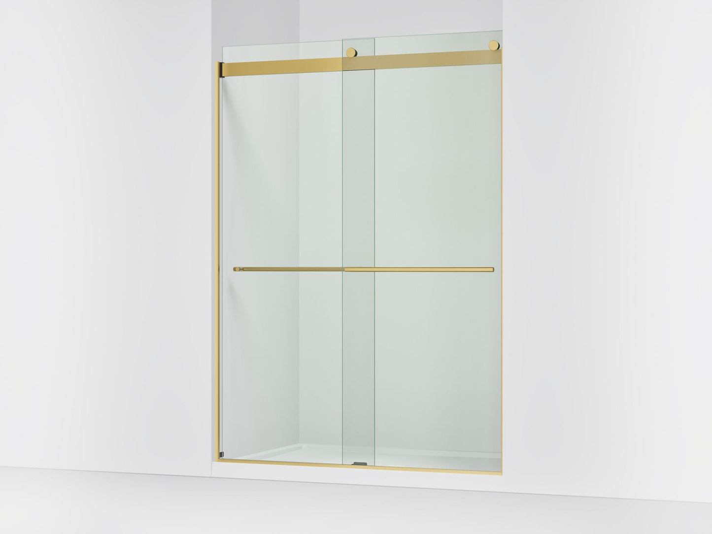 KOHLER K-702430-L Levity Plus 81-5/8" H sliding shower door with 3/8"-thick glass