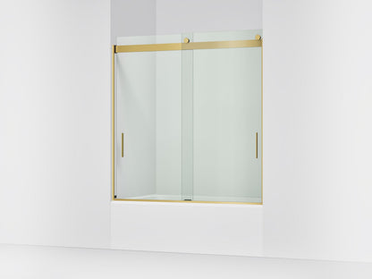 KOHLER K-706000-L Levity 62" H sliding bath door with 1/4"-thick glass
