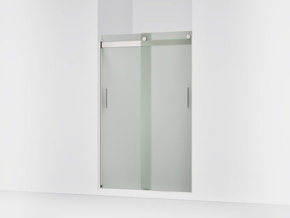 KOHLER K-706008-D3 Levity Sliding shower door, 74" H x 43-5/8 - 47-5/8" W, with 1/4" thick Frosted glass