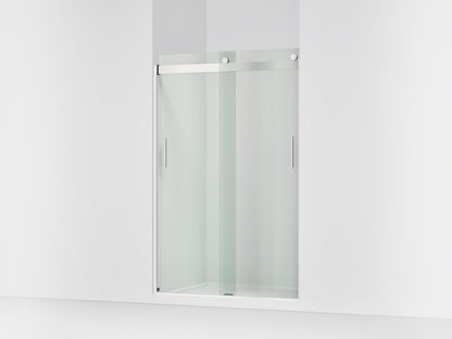 KOHLER K-706008-L Levity Sliding shower door, 74" H x 43-5/8 - 47-5/8" W, with 1/4" thick Crystal Clear glass