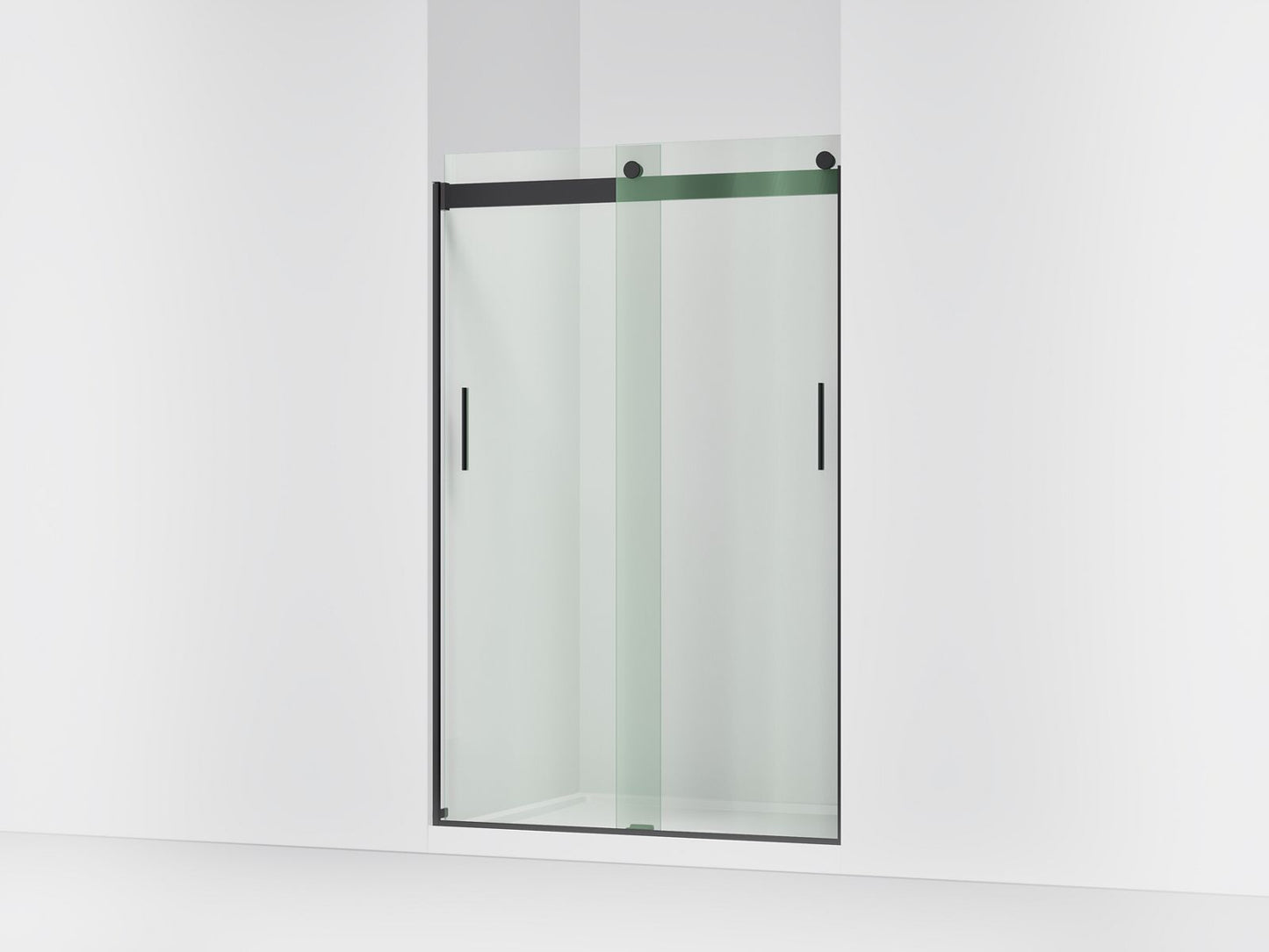 KOHLER K-706008-L Levity Sliding shower door, 74" H x 43-5/8 - 47-5/8" W, with 1/4" thick Crystal Clear glass