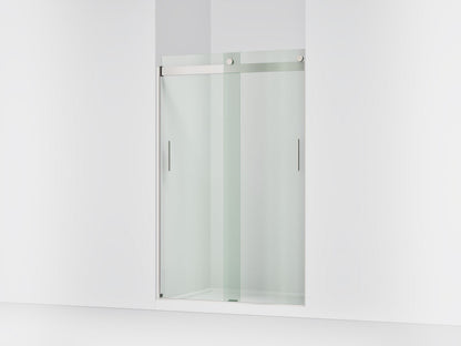 KOHLER K-706008-L Levity Sliding shower door, 74" H x 43-5/8 - 47-5/8" W, with 1/4" thick Crystal Clear glass