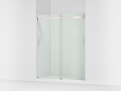 KOHLER K-706009-L Levity Sliding shower door, 74" H x 56-5/8 - 59-5/8" W, with 1/4" thick Crystal Clear glass
