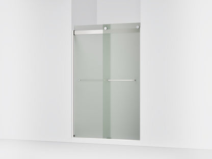 KOHLER K-706014-D3 Levity Sliding shower door, 74" H x 44-5/8 - 47-5/8" W, with 1/4" thick Frosted glass
