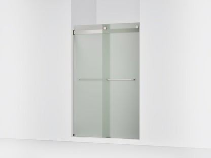 KOHLER K-706014-D3 Levity Sliding shower door, 74" H x 44-5/8 - 47-5/8" W, with 1/4" thick Frosted glass